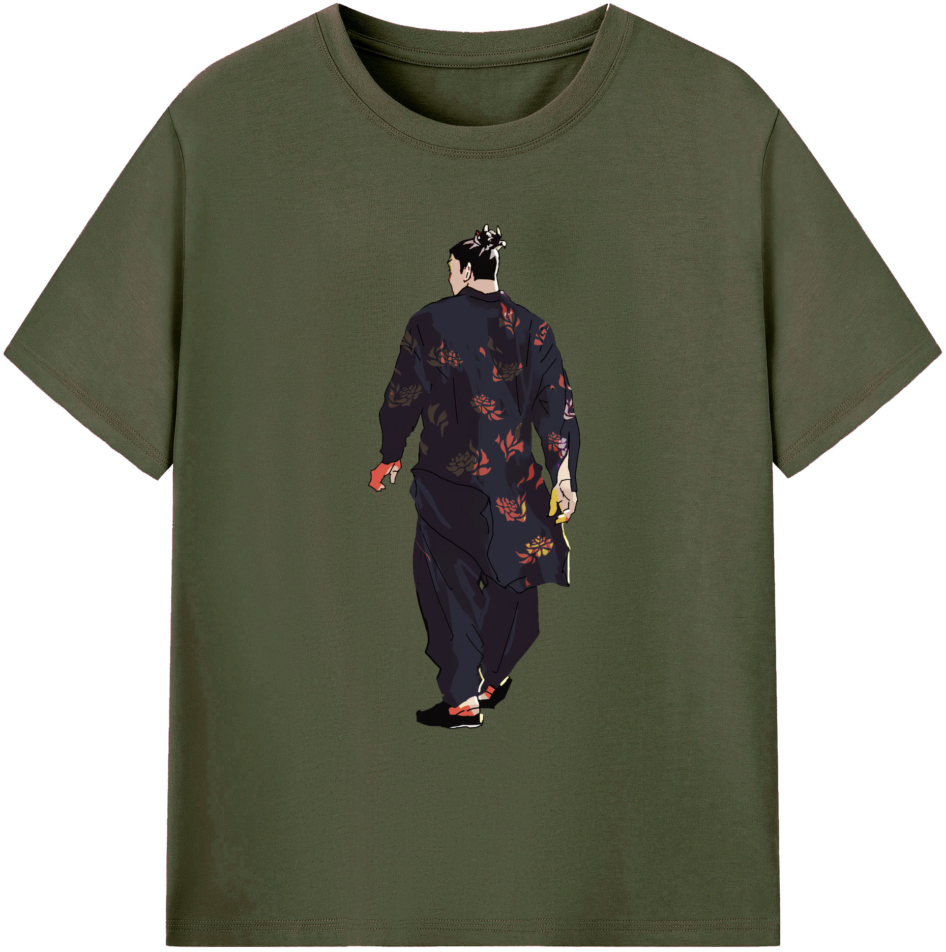 （画像用） 呪術廻戦 Jujutsu Kaisen 綿100％ メンズ半袖Tシャツ｜肌触りやわらか＆通気性